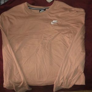 Nike long sleeve crop top